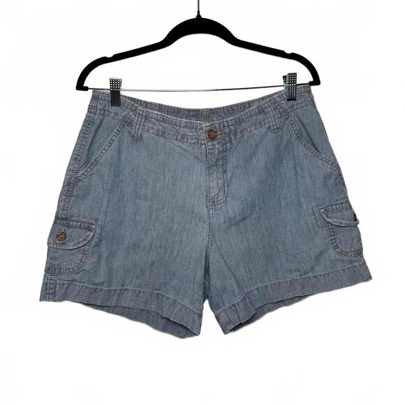 Women's Y2K Granola Basic Classic Denim Shorts Size 12 - Picture 1 of 3